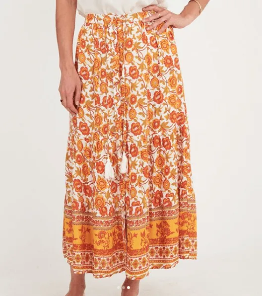 EVANGALINE Maxi Skirt
