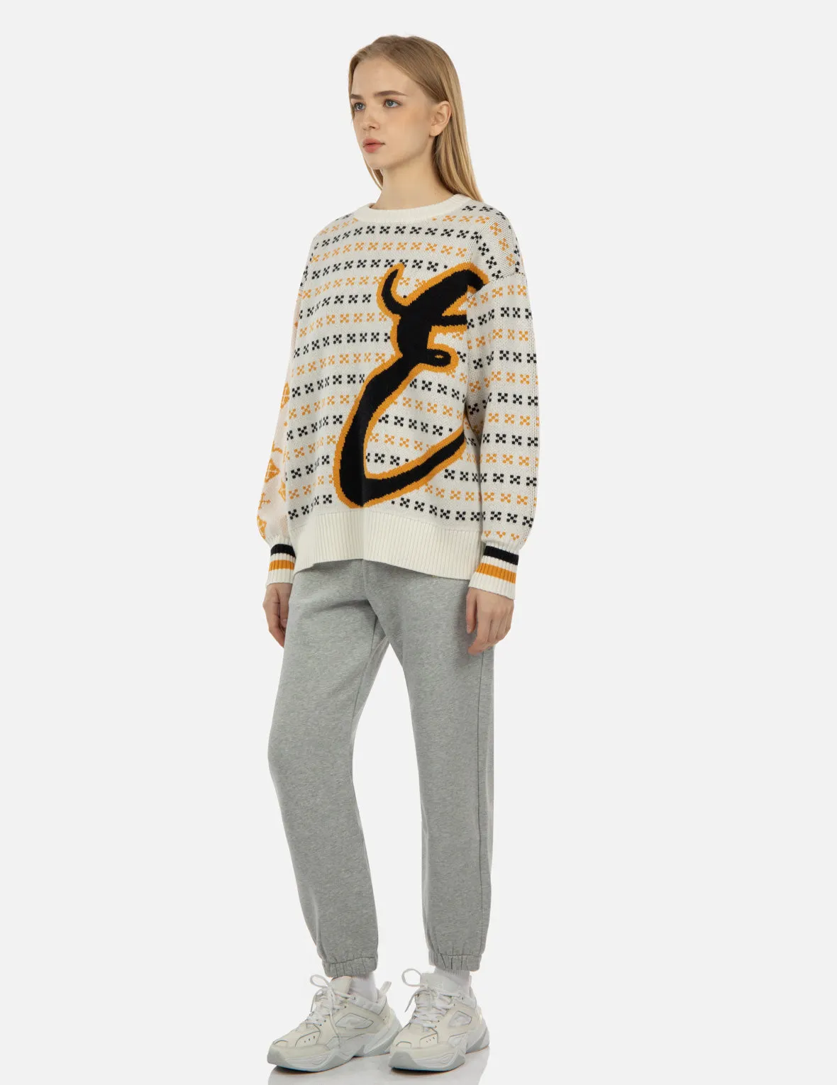 EVISU Squad Embroidery Sweatpants