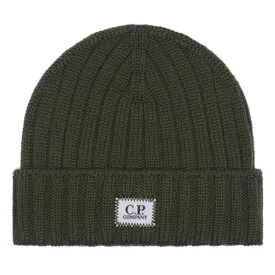 EXTRA FINE MERINO WOOL LOGO BEANIE