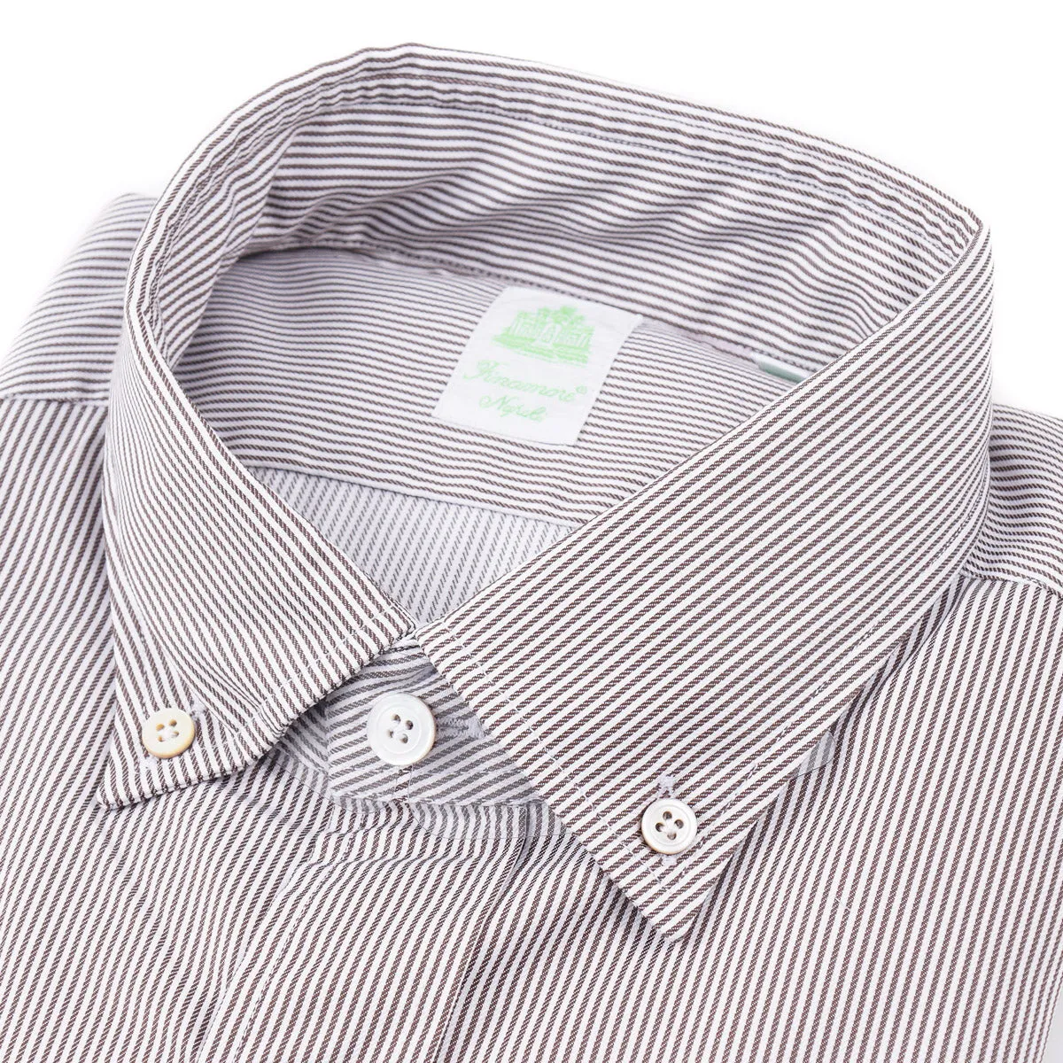 Finamore Slim-Fit Cotton Dress Shirt