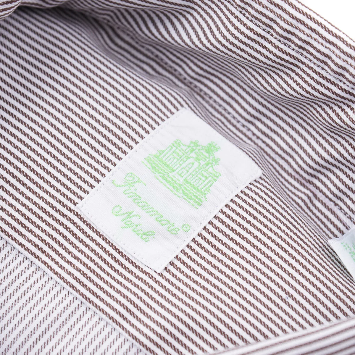 Finamore Slim-Fit Cotton Dress Shirt