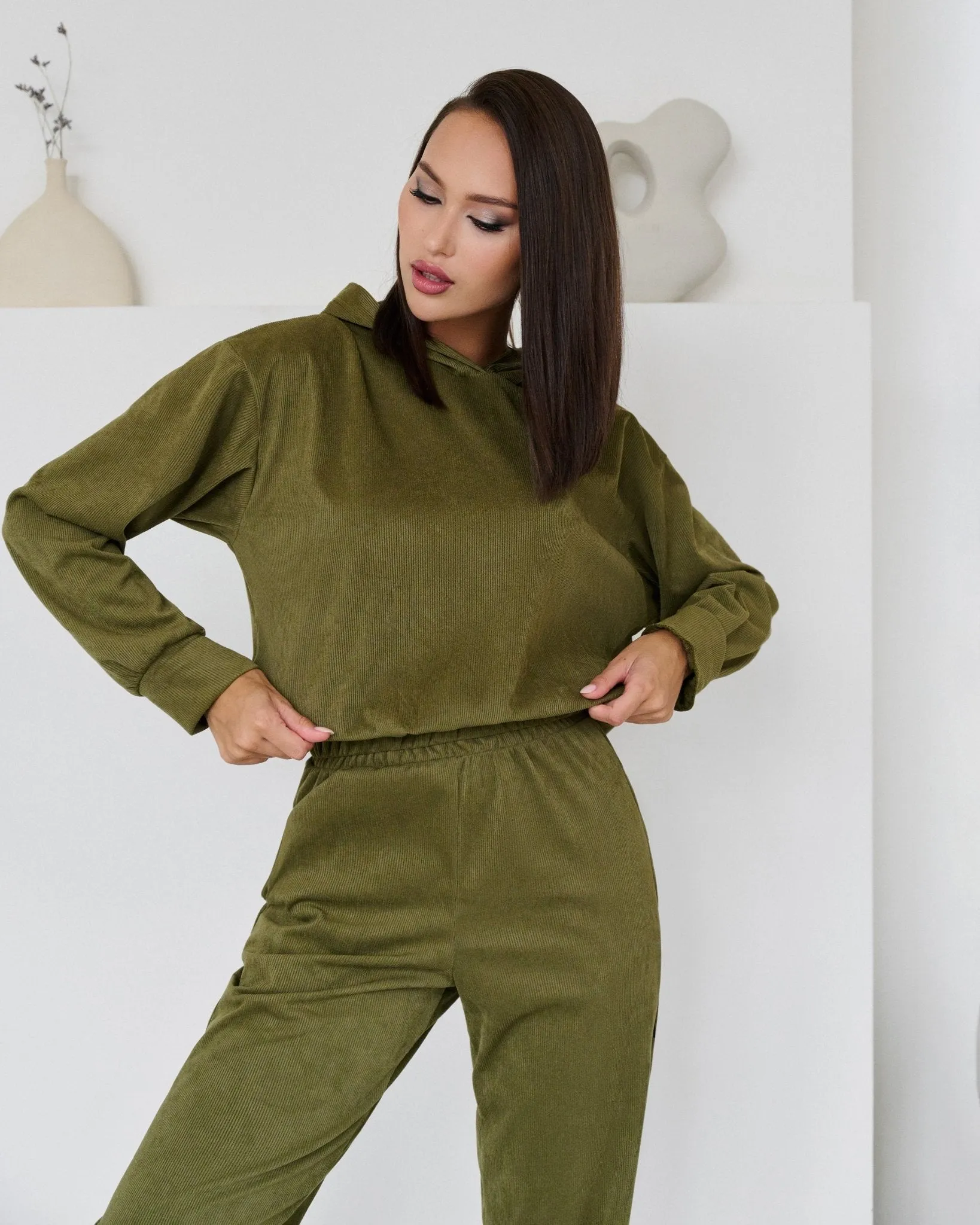 Flex-shirt Khaki Velvet