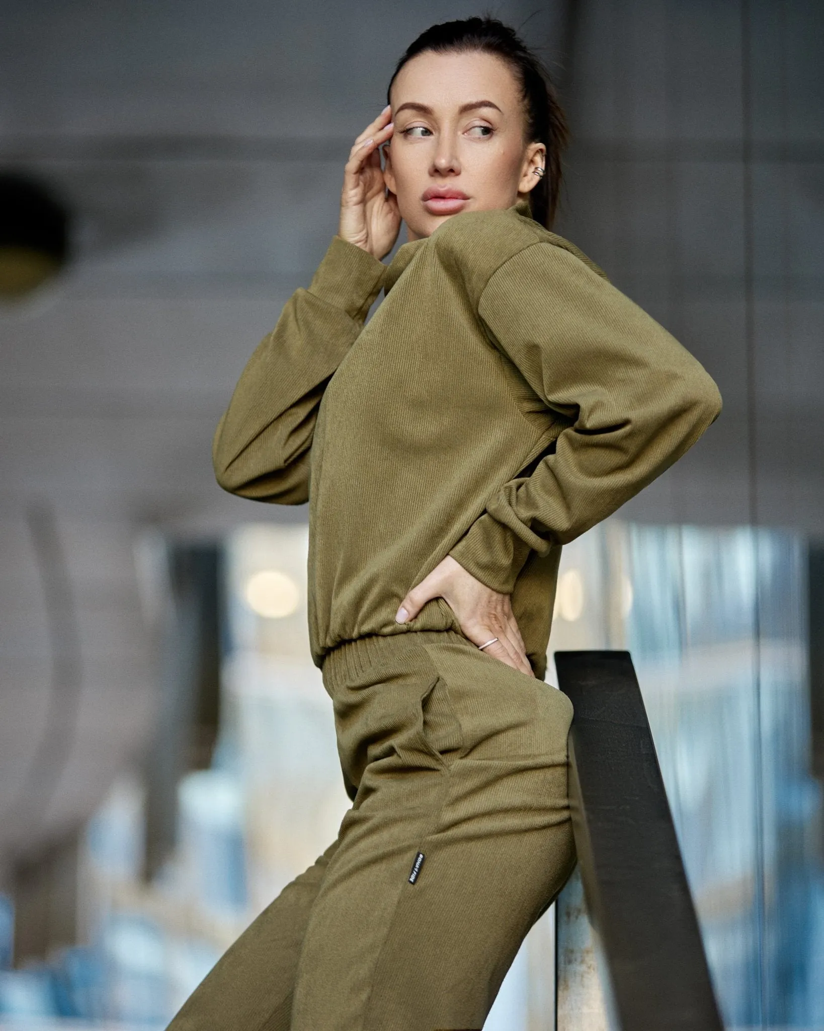 Flex-shirt Khaki Velvet
