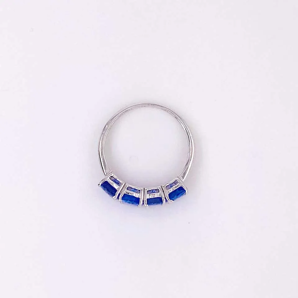 Four Stone Tanzanite Ring