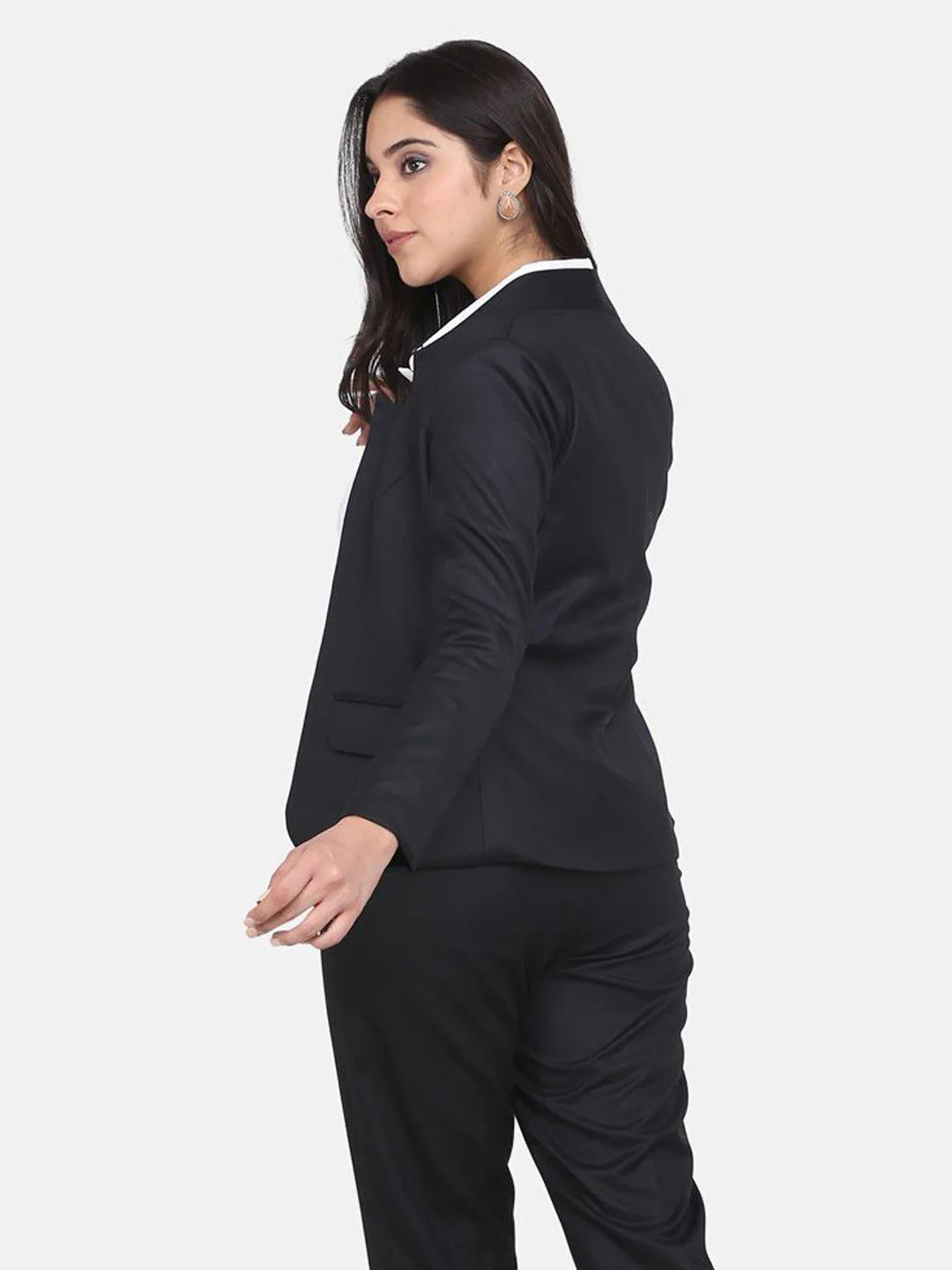 Front Open Jacket - Black