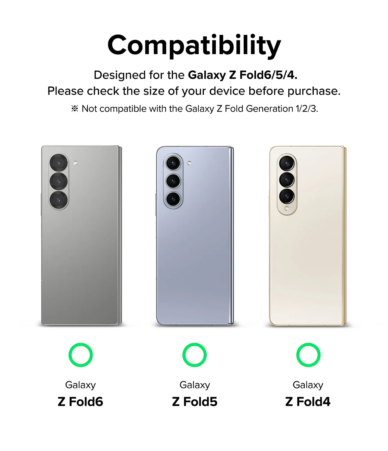 Galaxy Z Fold 6 Screen Protector | Hinge Dual Easy Film