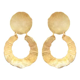 Gold Bambou Earrings