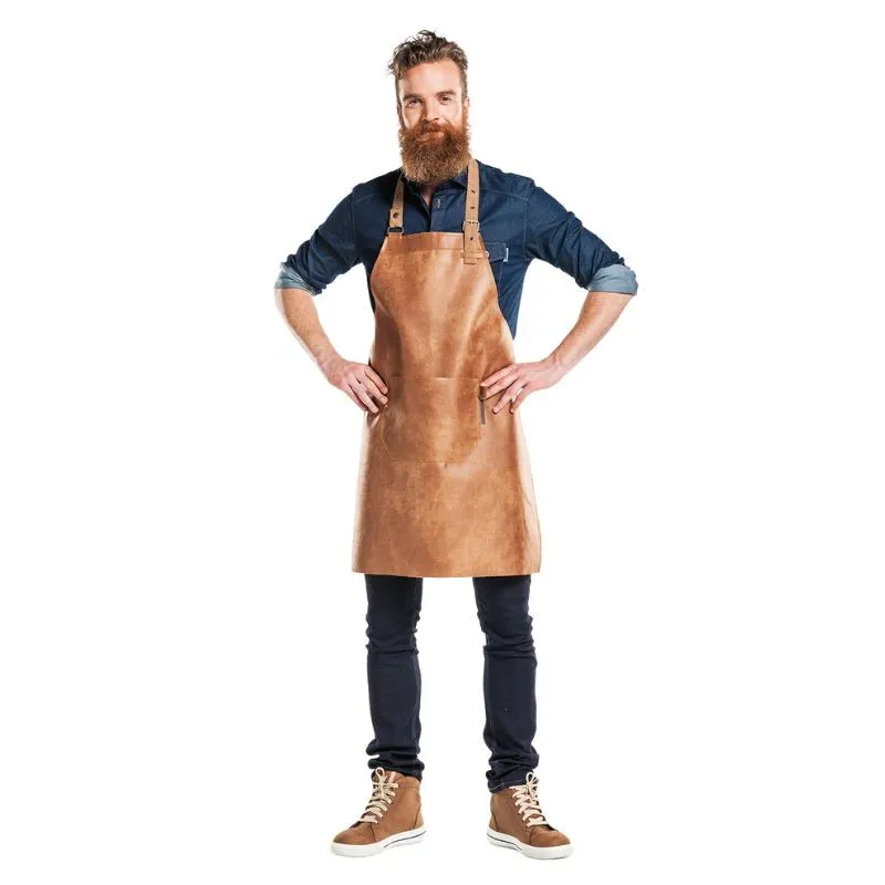 Gold Bourbon Apron 70% Leather - CHAUD DEVANT