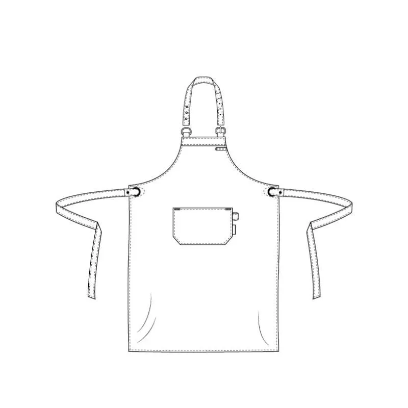 Gold Bourbon Apron 70% Leather - CHAUD DEVANT