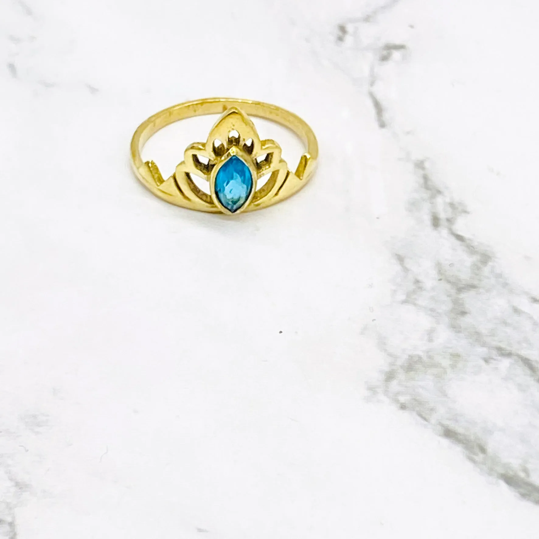 Gold Filled Crystal Ring, Handmade Jewelry, Fashionable Ring, Faceted Gemstone Ring, Gift For Her, Statement Ring, Vintage Style Ring