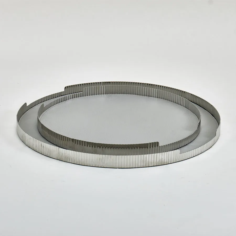 Grey Round Tray