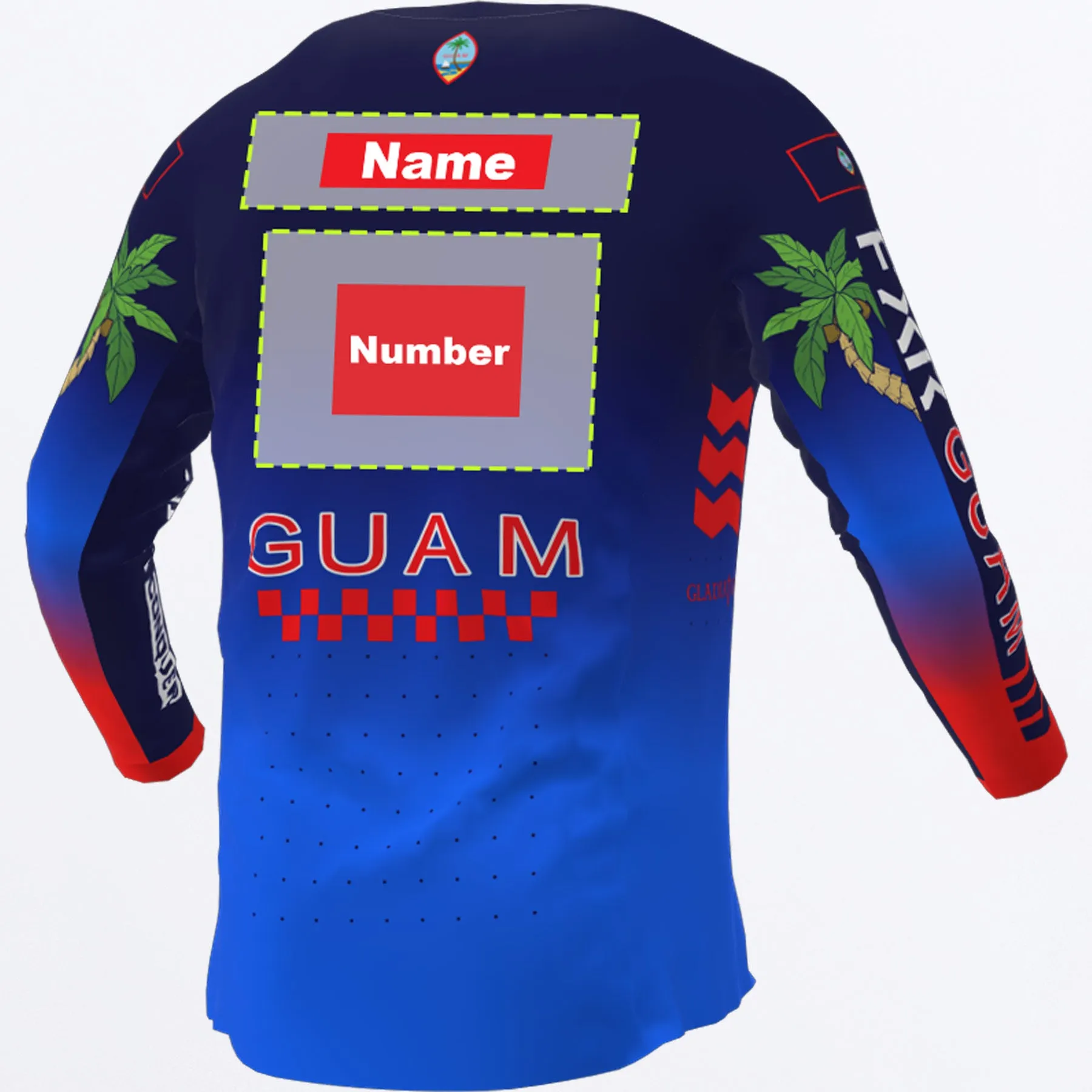 Guam Custom Revo MX Jersey
