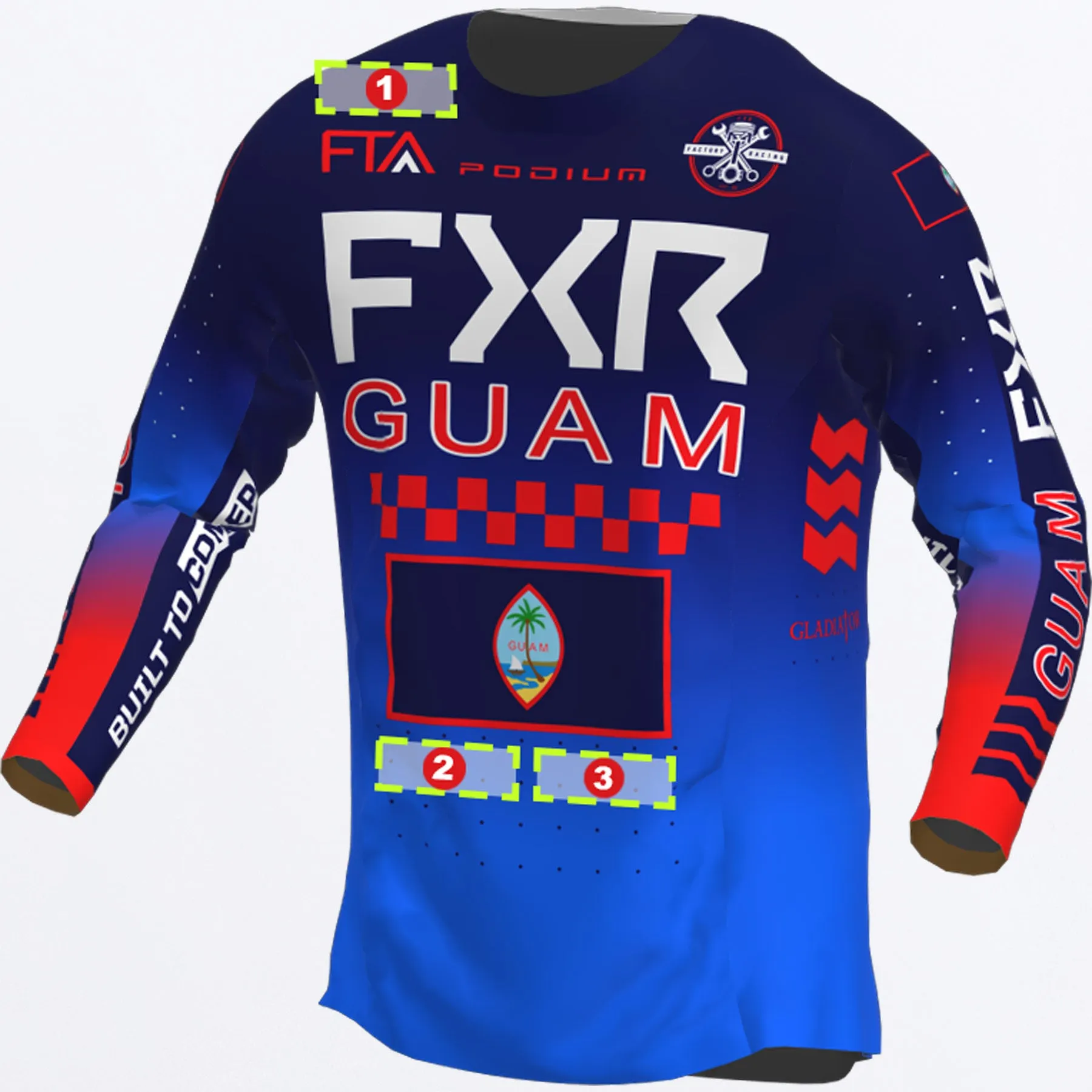 Guam Custom Revo MX Jersey