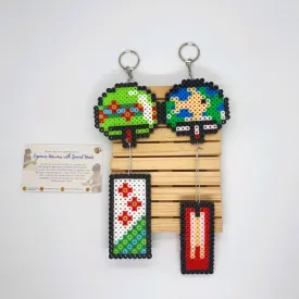 Hama Beads Keychain