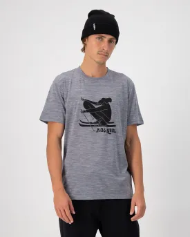 Icon Merino Classic T-Shirt - Grey Heather