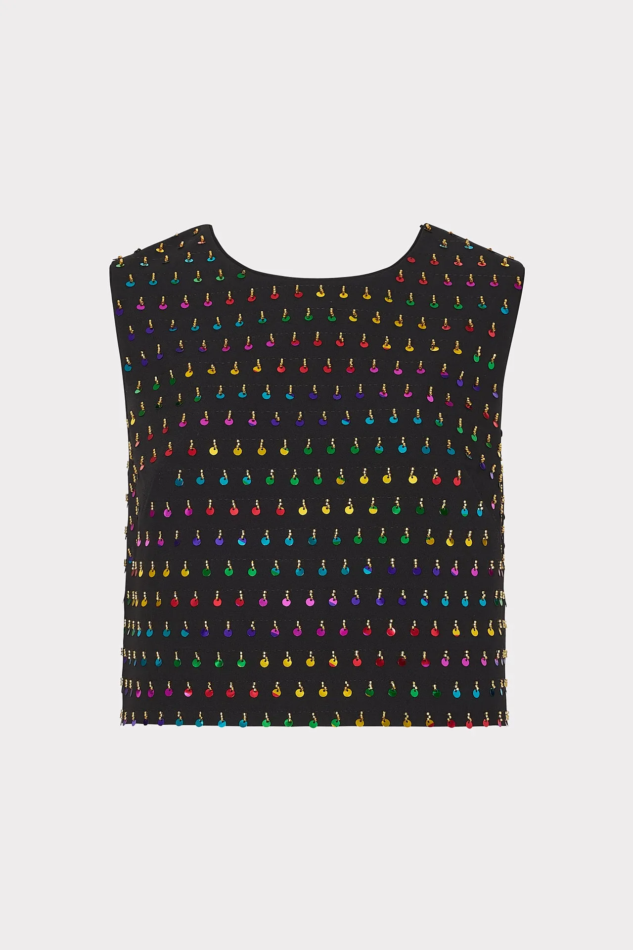 Iiana Beaded Sequin Sleeveless Top