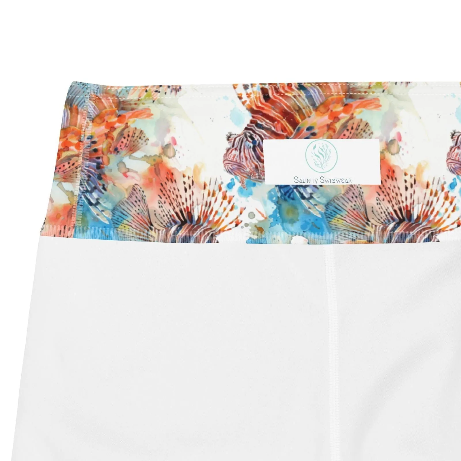 Invasive Lionfish Capri Swim Leggings