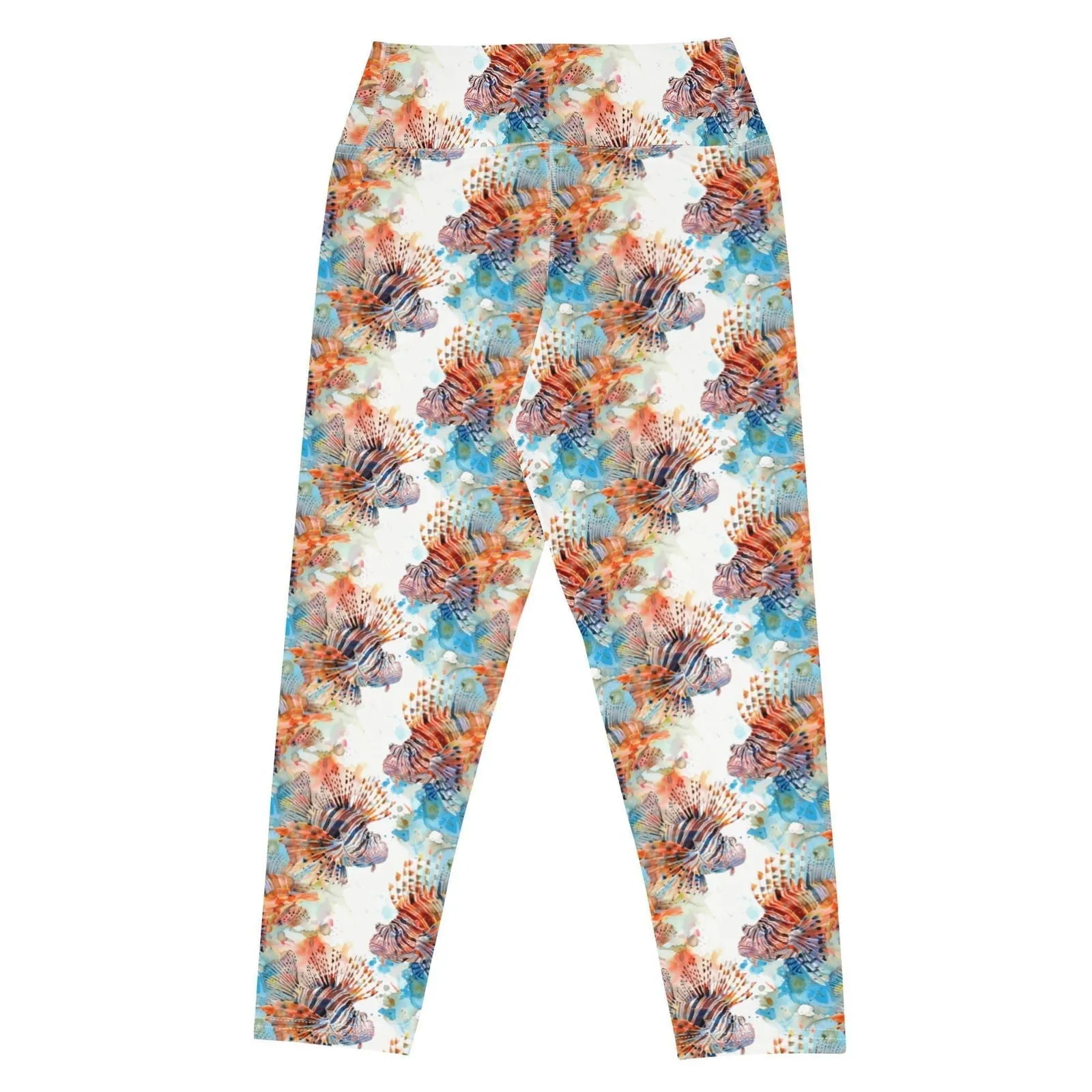 Invasive Lionfish Capri Swim Leggings