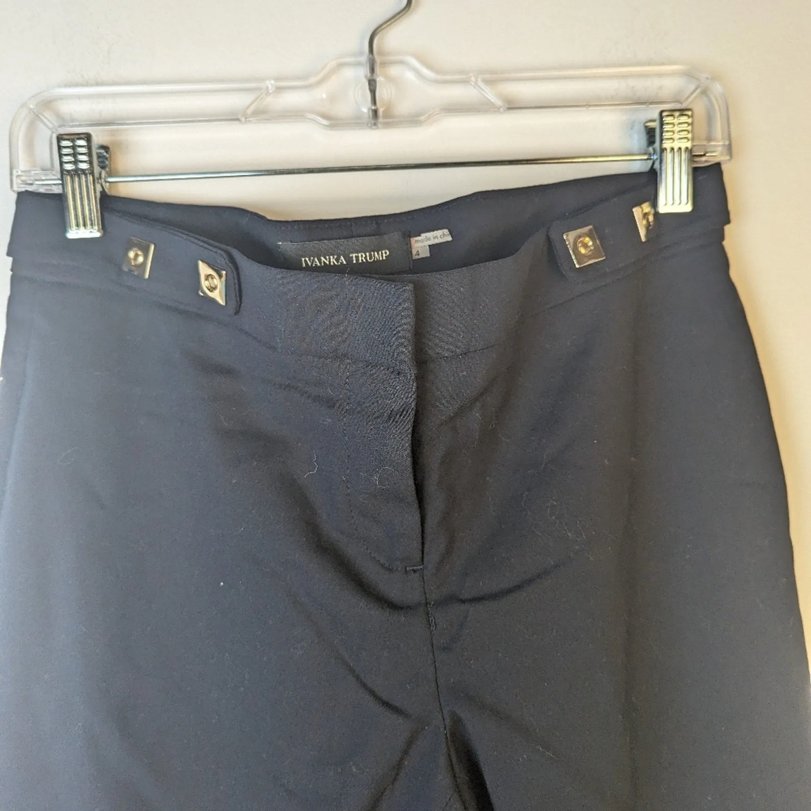 Ivanka Trump Black Cropped Capris Pants - 4