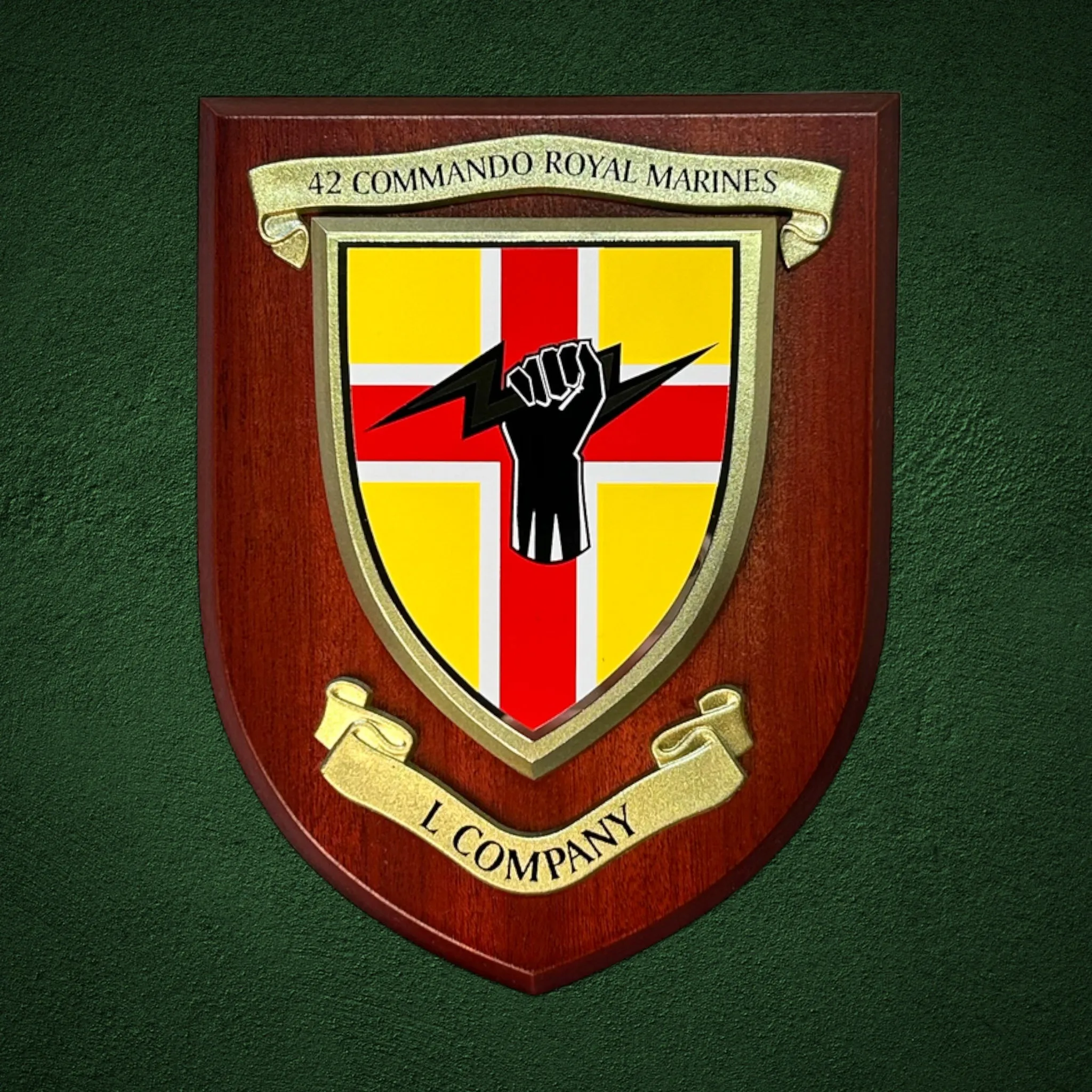 L Company 42 Commando Plaque