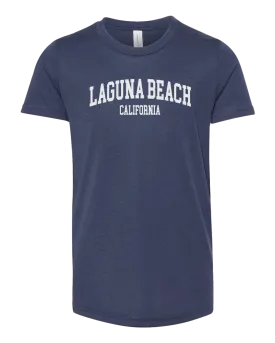 Laguna Arch Youth Tri-blend - Heather Navy