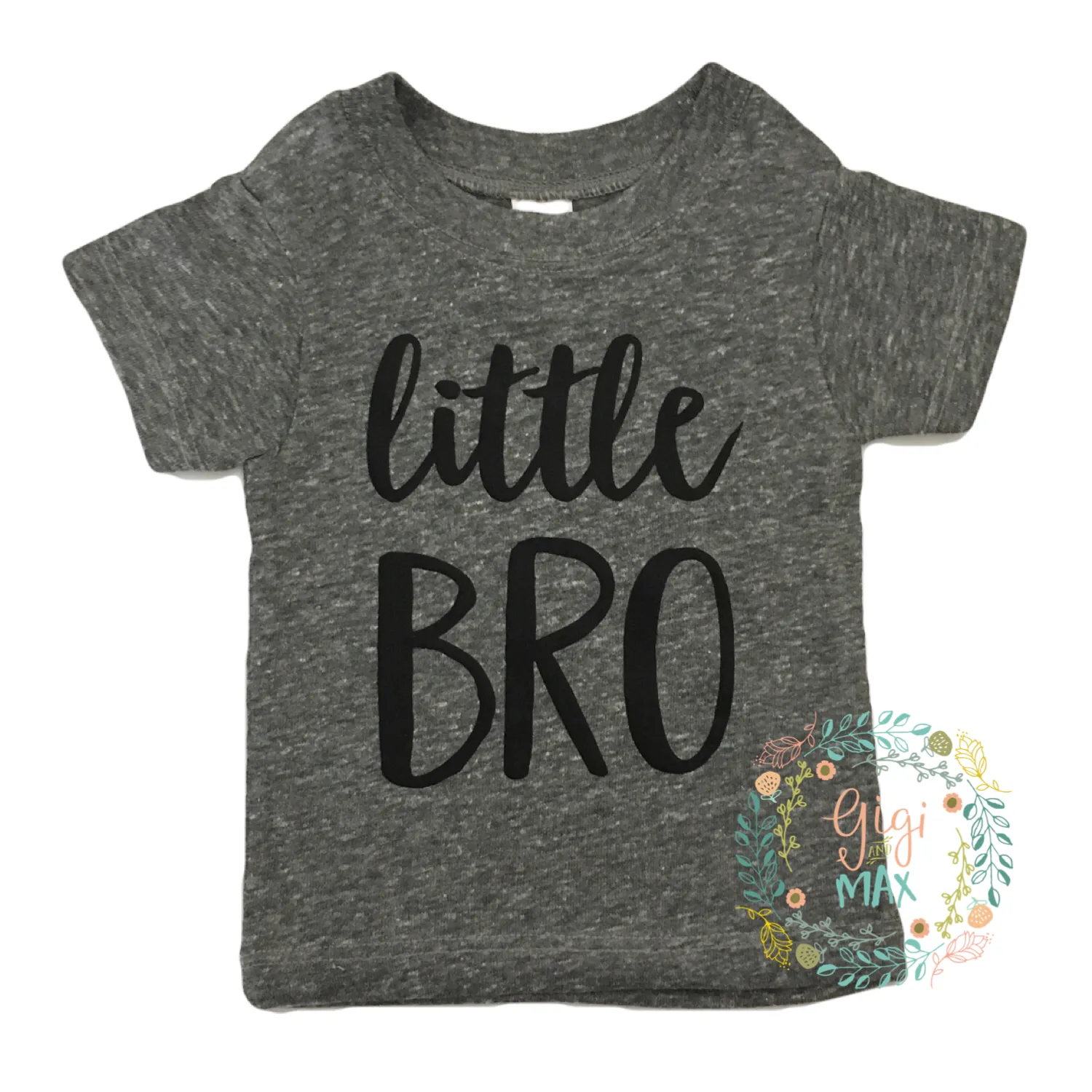 Little BRO Gray Triblend Tee