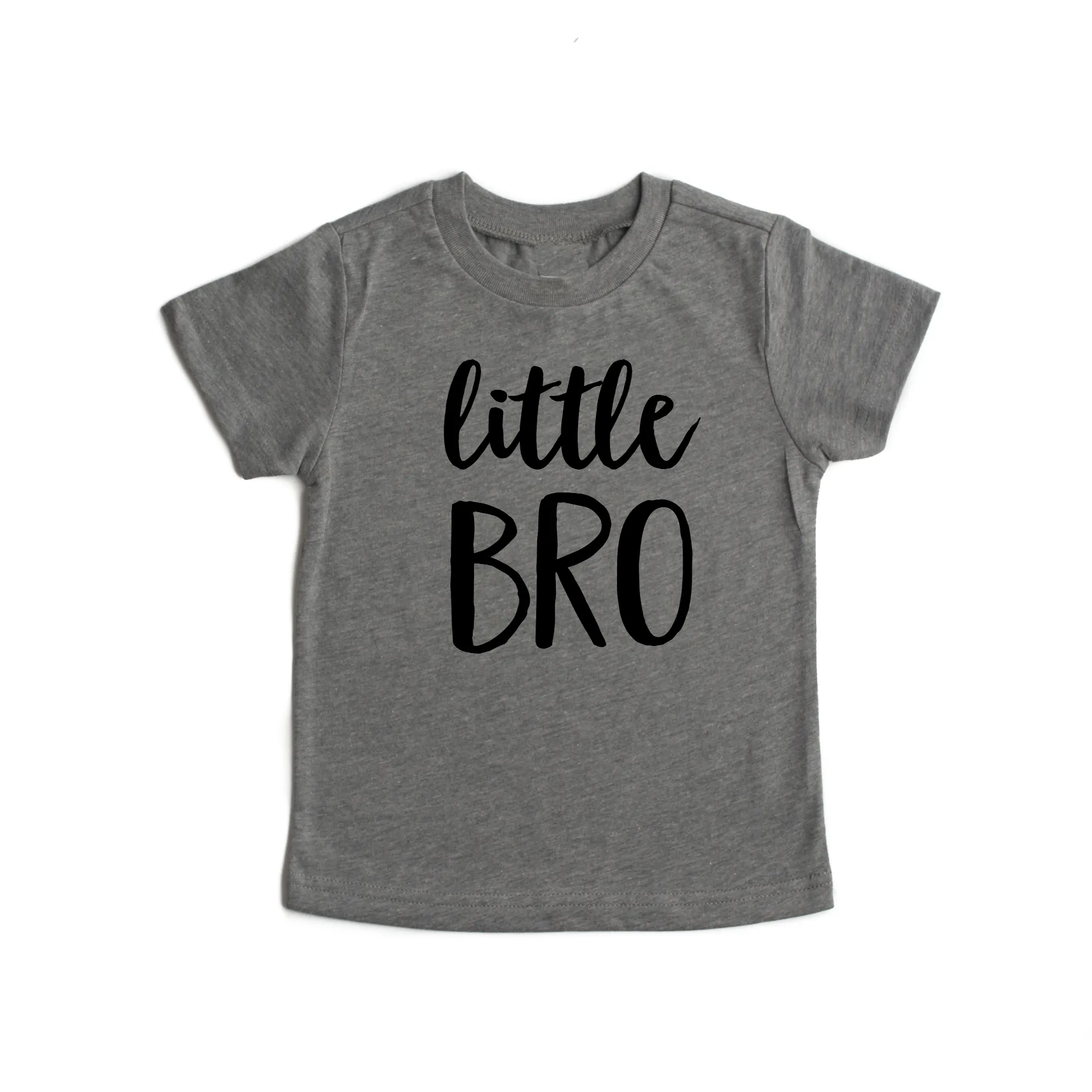Little BRO Gray Triblend Tee