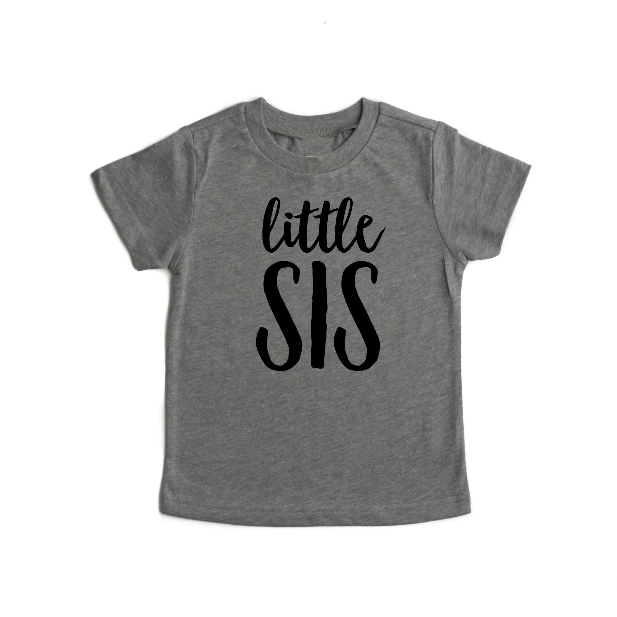 Little SIS Gray Triblend Tee