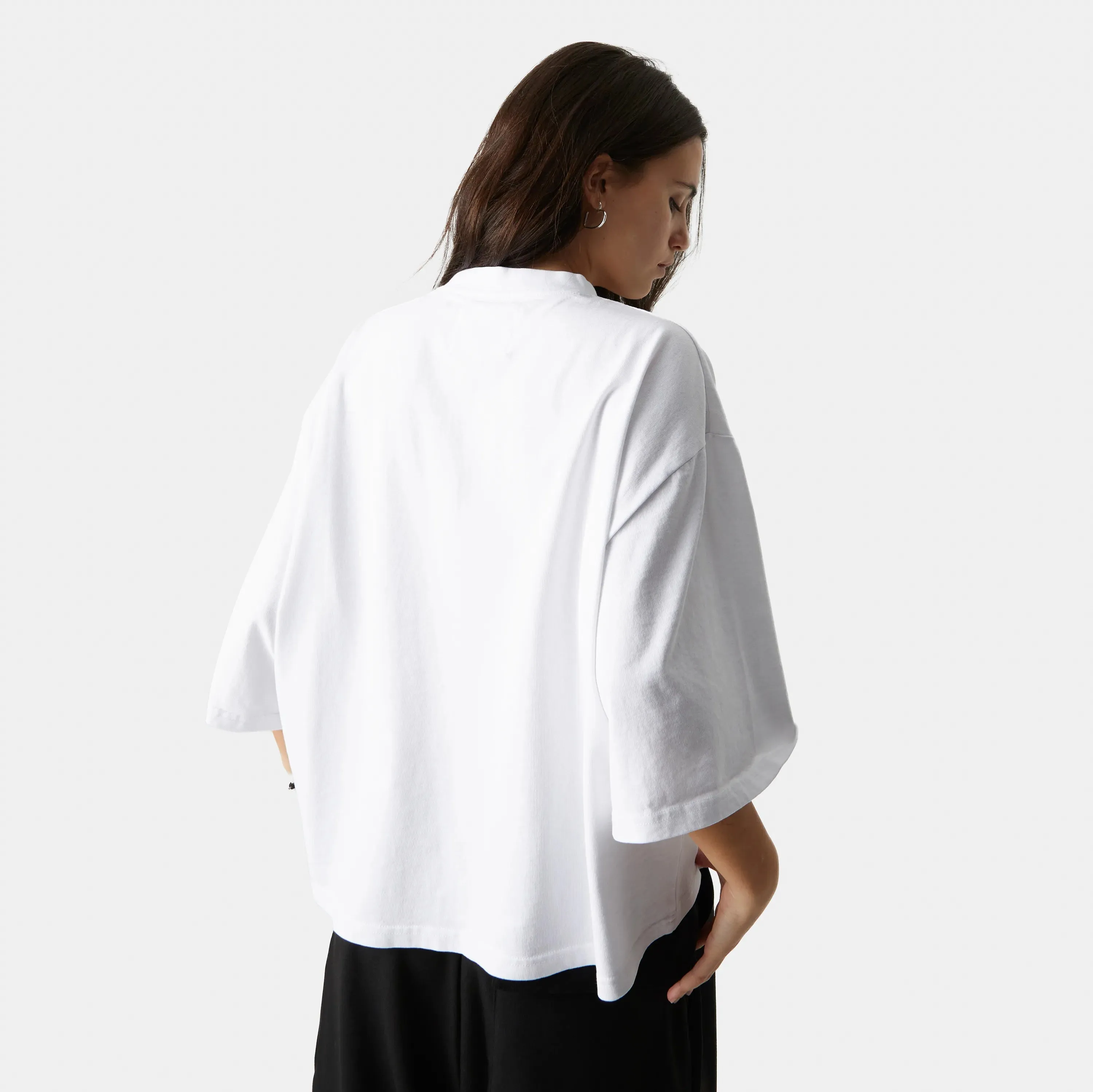 Logo Pearl Cropped Boxy Tee