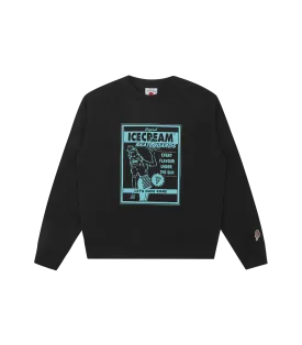 MAGAZINE AD CREWNECK - BLACK