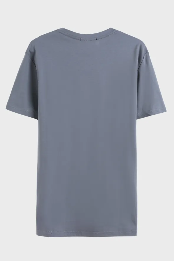 Men Crew-Neck Cotton T-Shirt (185G)