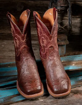 Men's Premium Full-Quill Ostrich Western Boots DPP5711