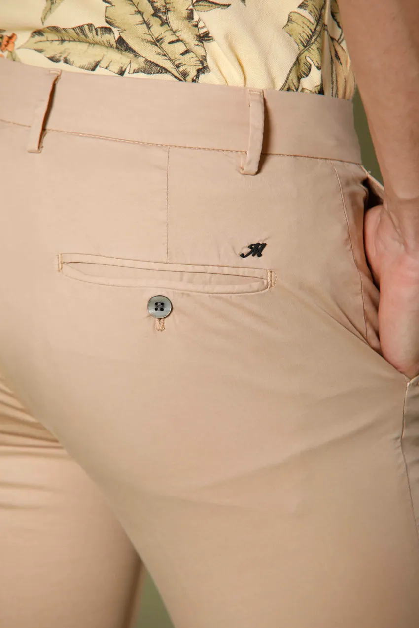 Milano Style pantalone chino uomo in gabardina stretch extra slim fit ①