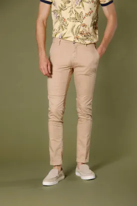 Milano Style pantalone chino uomo in gabardina stretch extra slim fit ①
