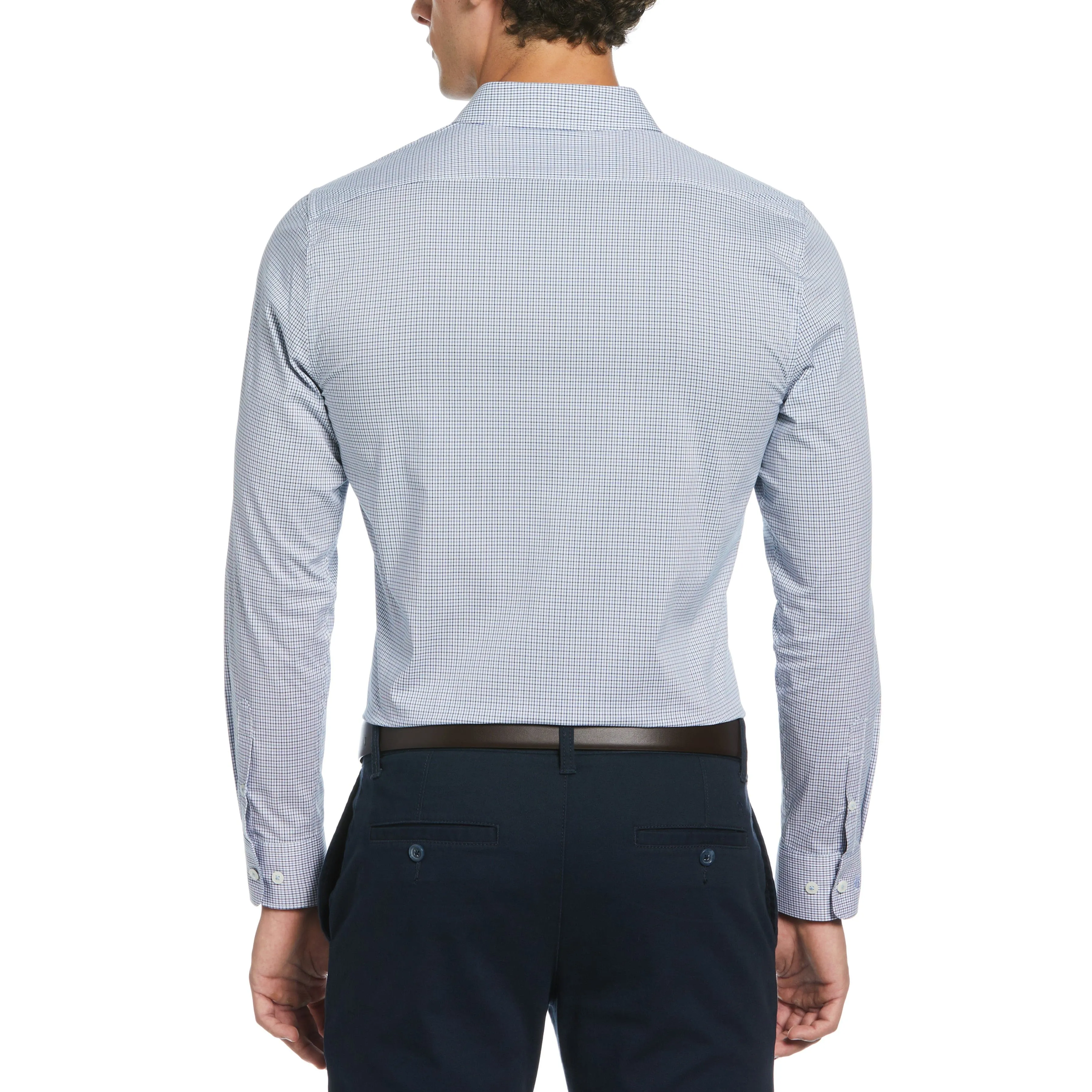 Mini Check Print Dress Shirt