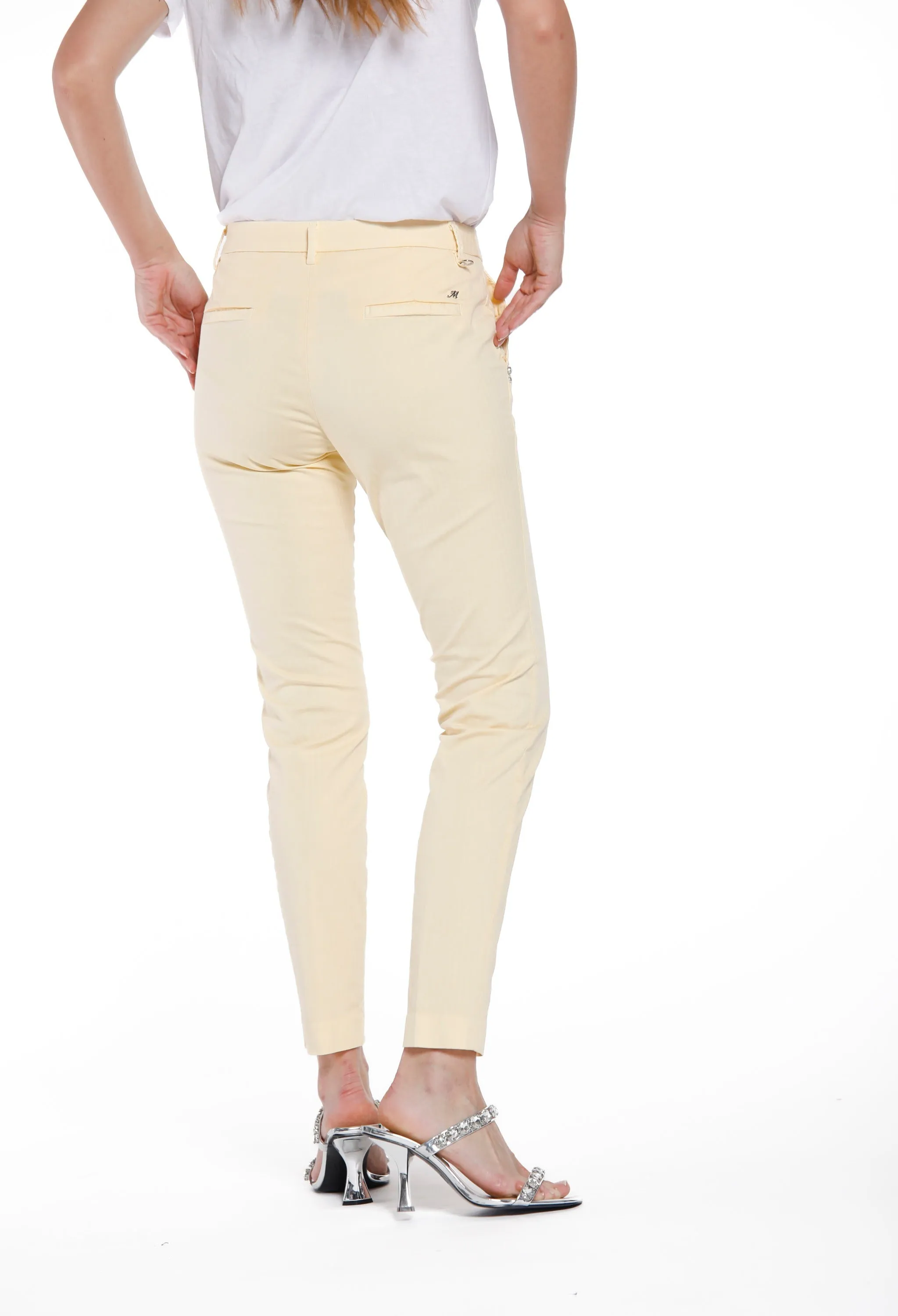 New York pantalone chino donna in resca regular