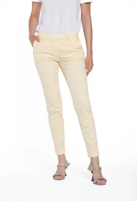 New York pantalone chino donna in resca regular
