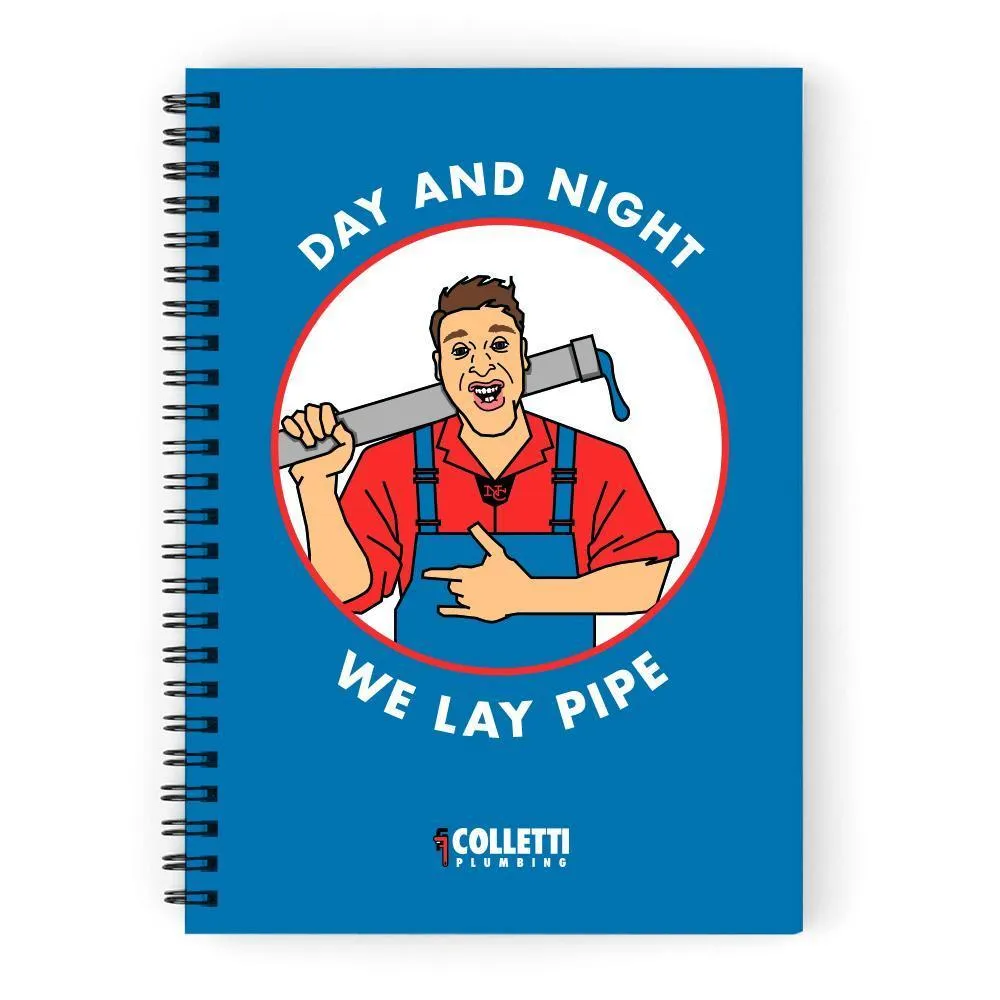 Nick Colletti Plumbing Company Notebook
