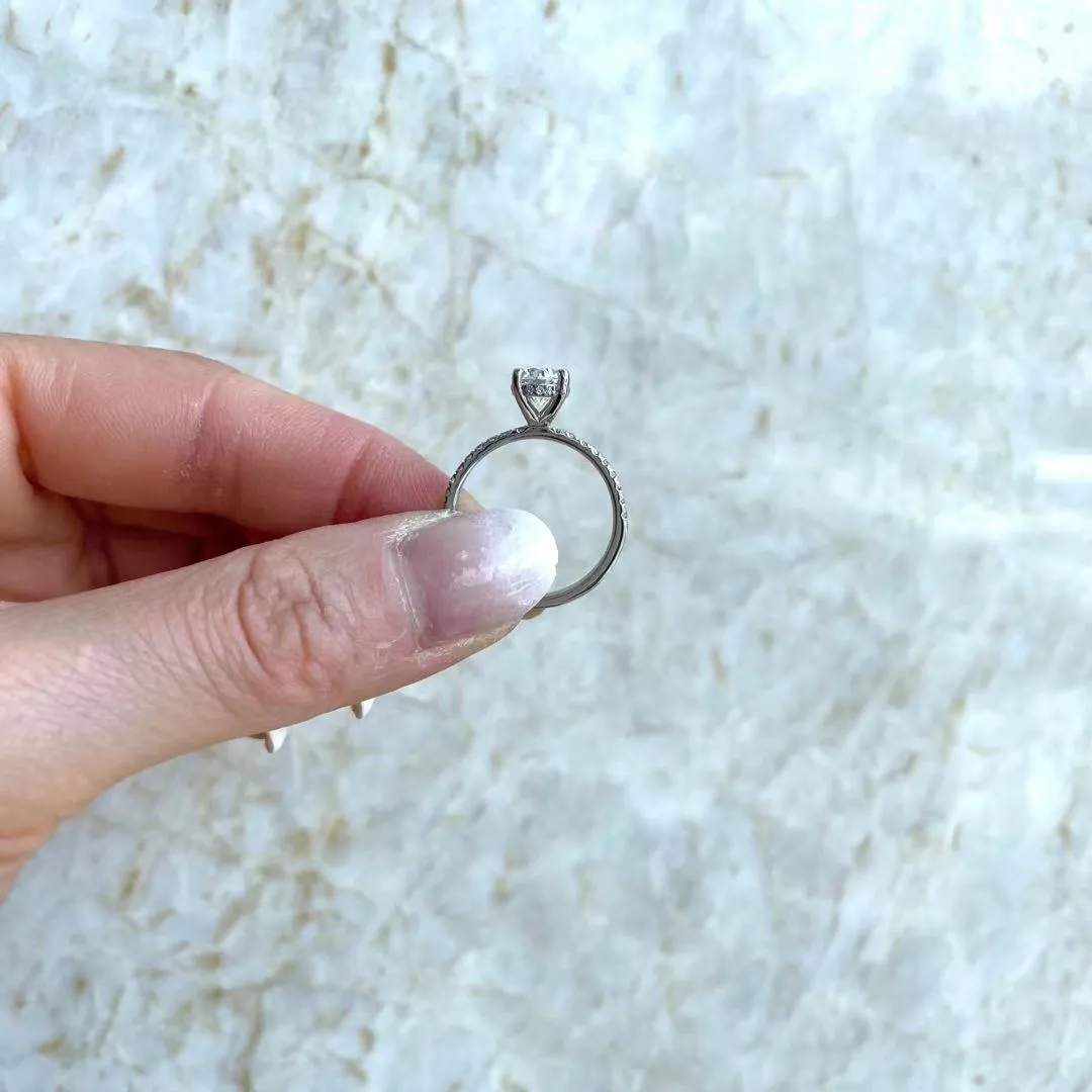 Oval Diamond Engagement Ring