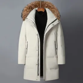 Parka Jas - Heren Winterjas met Luxe Bont Capuchon