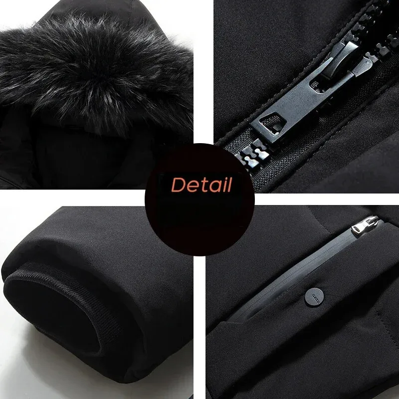 Parka Jas - Heren Winterjas met Luxe Bont Capuchon