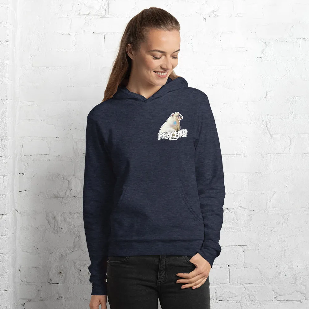 Peaches (Side Eye) Unisex hoodie