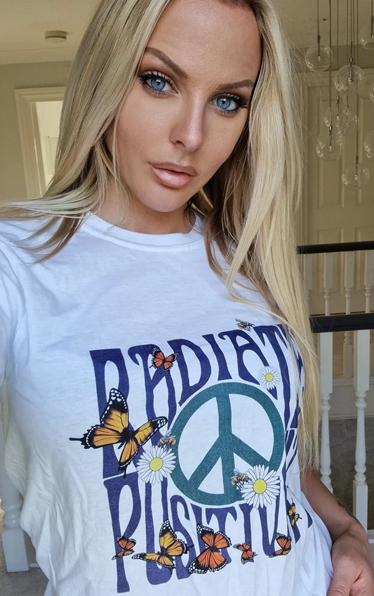 Radiate Positivity Peace Vibes T-Shirt