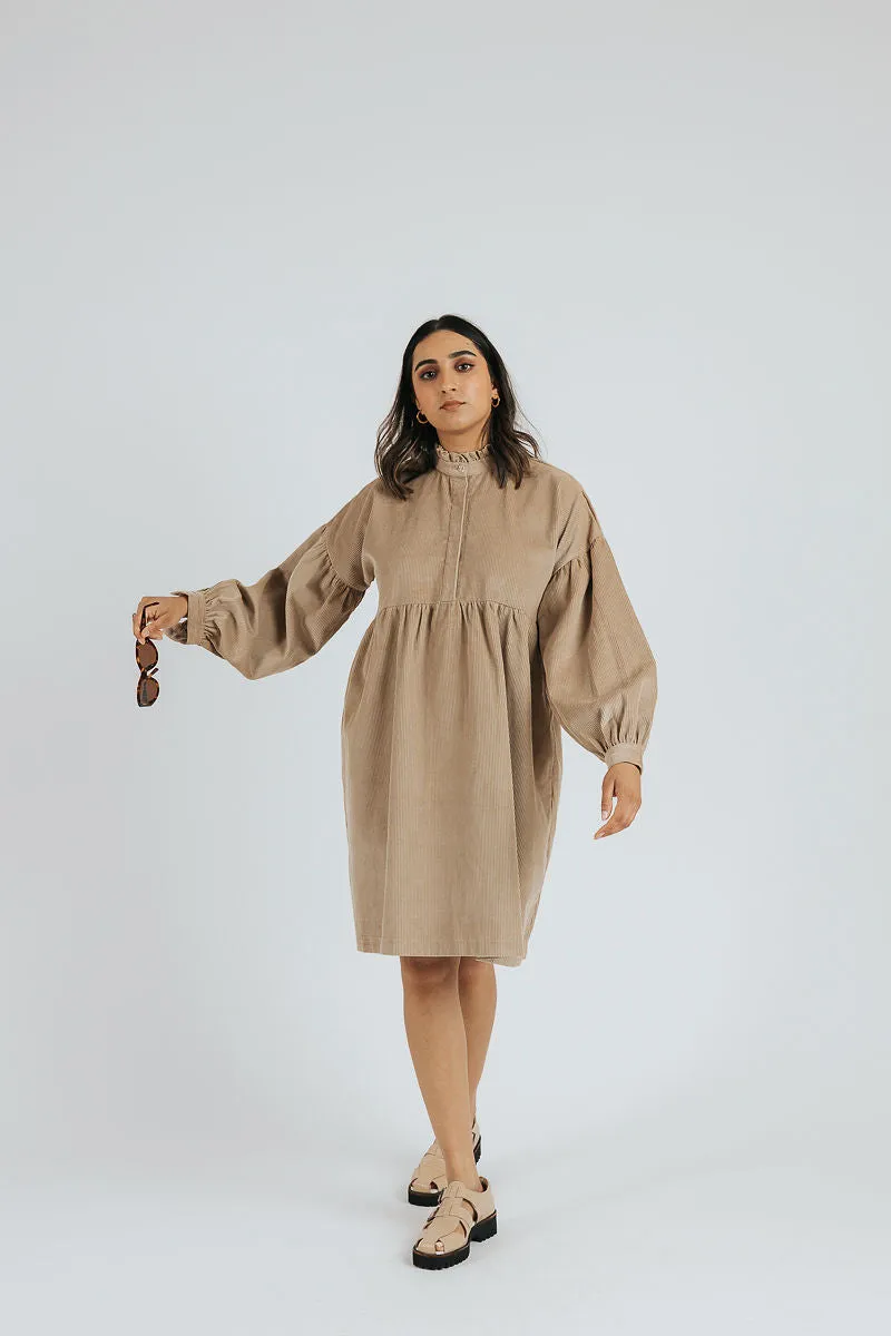 Sarah Prairie Dress | Sandstone