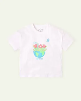 Save The Planet Boxy Crop T-Shirt