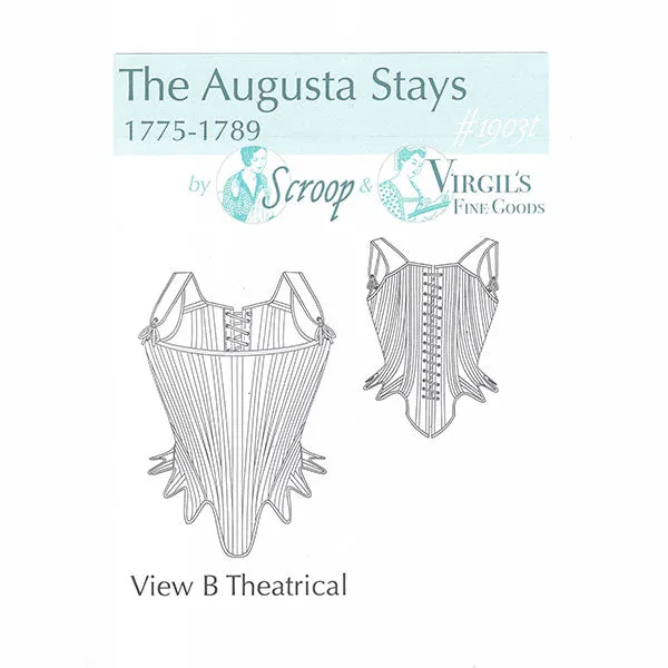 Scroop & Virgil's Fine Goods: The Augusta Stays Pattern