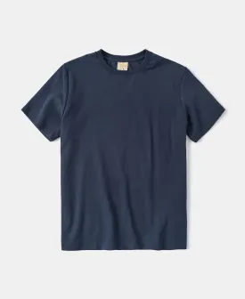 Slim Fit Crew Neck T-Shirt - Navy