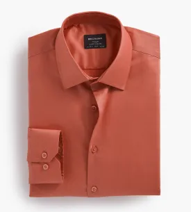 Slim Fit Non-Iron Sateen Dress Shirt