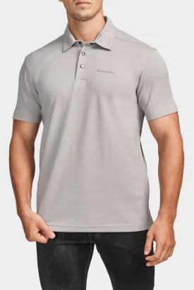 Slim Fit - Polo - T Shirt Blue -Dapple Grey