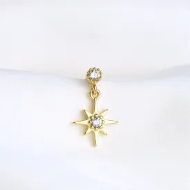 Small Sparkling Star Earpin